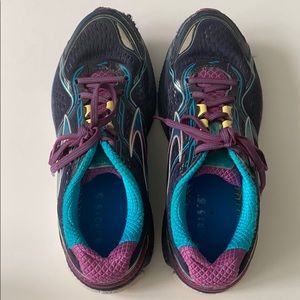 Brooks Ghost Shoes Purple Blue